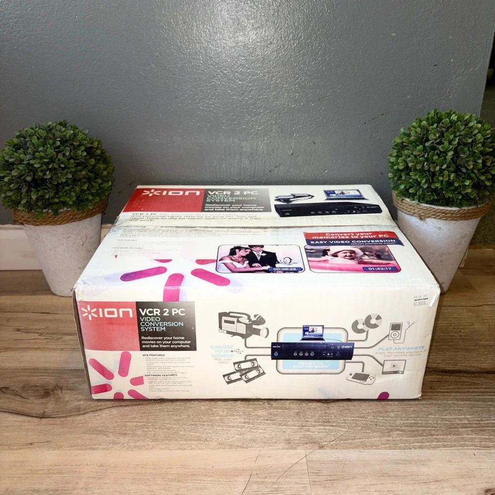 ION VCR 2 PC Video Conversion System VHS to Digital USB Media Converter NEW